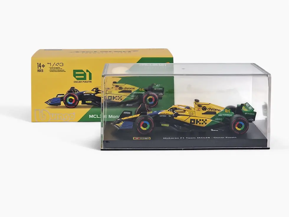 1/43 | MONACO GP | McLaren MCL38 O. Piastri con pilota e teca