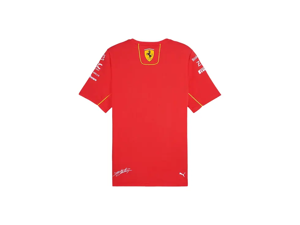 T-shirt C. Leclerc Replica Team Scuderia Ferrari 2024