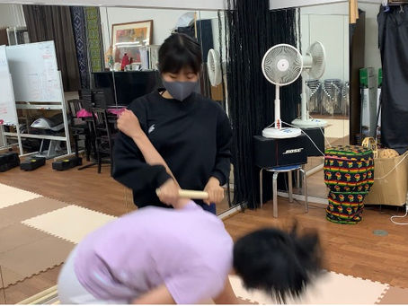 5月14日天王寺教室~短棒で身を守る〜