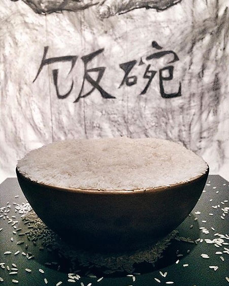 "Rice Bowl", an installation by Singaporean Artist Zhang Fuming