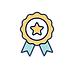 gold_rosette_medal_with_teal_ribbons_transparent.png