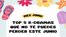 ¿Buscas qué ver este verano?  Top 5 de K-Dramas que marcarán el 2025: romance, suspenso y acción en historias que no querrás dejar de ver. Hay de todo: romances que derriten, comedias para reír a carcajadas, dramas escolares llenos de intriga y hasta historias inspiradoras que te harán soñar en grande.  Si te encanta el Hallyu o estás empezando a descubrir este mundo, esta lista es para ti. Perfecta para esos días de calor, vacaciones o simplemente para escapar de la rutina con emociones, risas y mucho corazón coreano.  ¿Preparado para elegir tu nuevo drama favorito?  ¡Haz espacio en tu agenda y déjate atrapar por estas historias inolvidables!