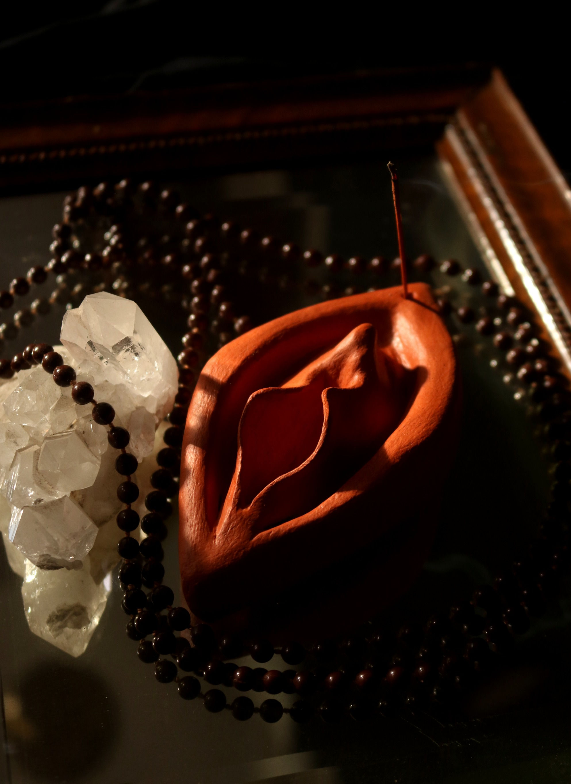 Large "Yoni" Incense Burner