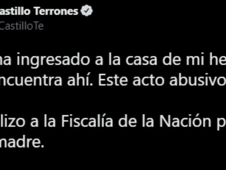 ALLANAMIENTO DE LA FISCALÍA NACIONAL HACIA FAMILIAR DE PEDRO CASTILLO