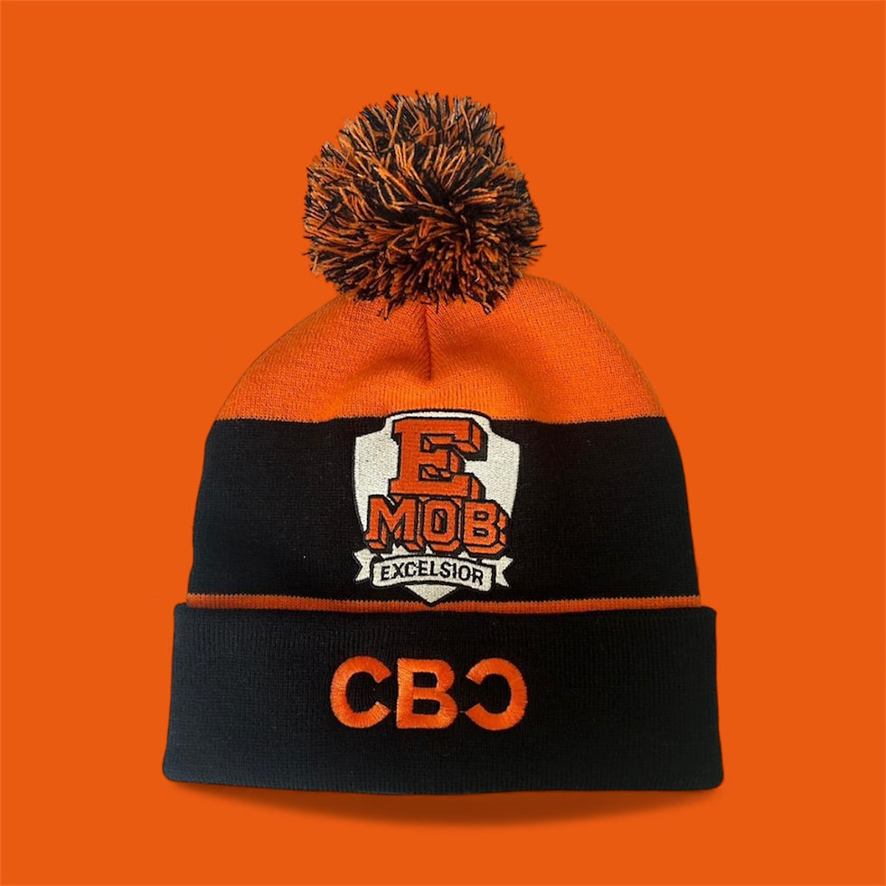 Thumbnail: THE EXCELSIOR TURF BEANIE ORANGE/BLACK