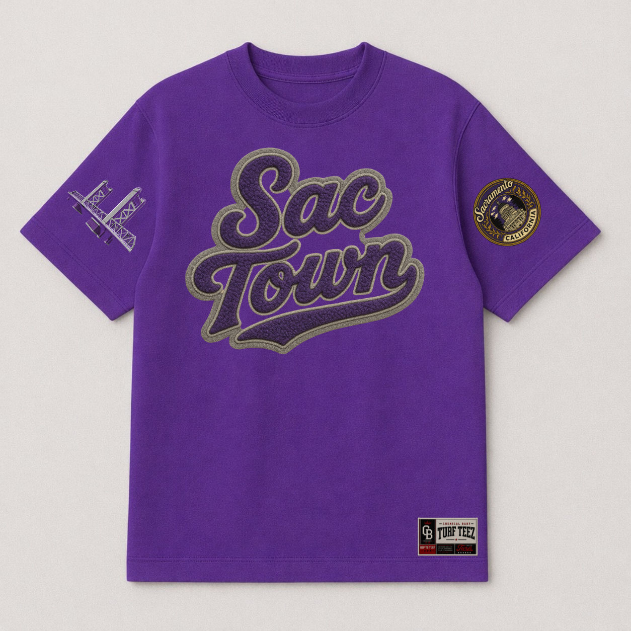 SACTOWN TURF TEEZ  PURPLE