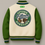 Thumbnail: FILLMOE  TURF COAT LETTERMAN JACKET CREAM/GREEN 