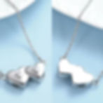 Thumbnail: Cremation Dual Love Urn Pendant