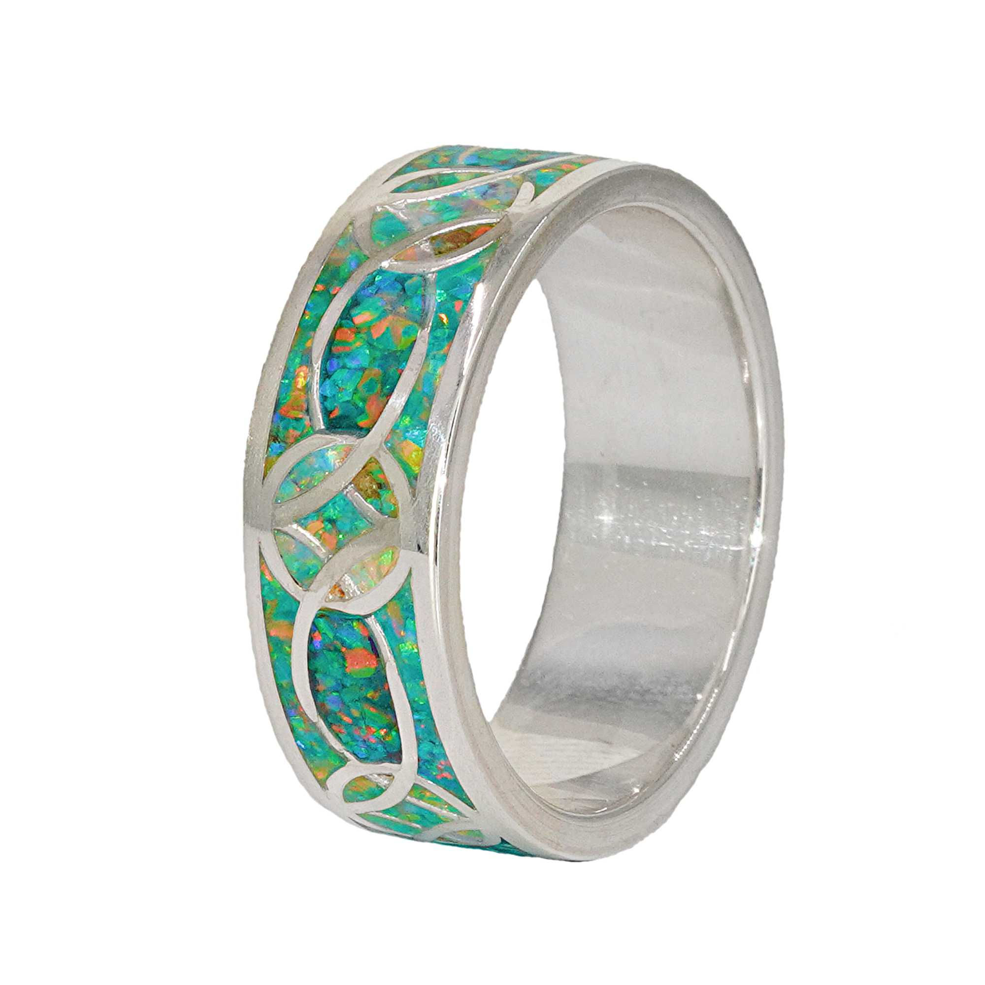 Cremation Celtic Knot Ring - .960 Silver