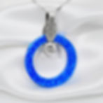 Handmade Bello Opal and Moissanite Diamond Pendant