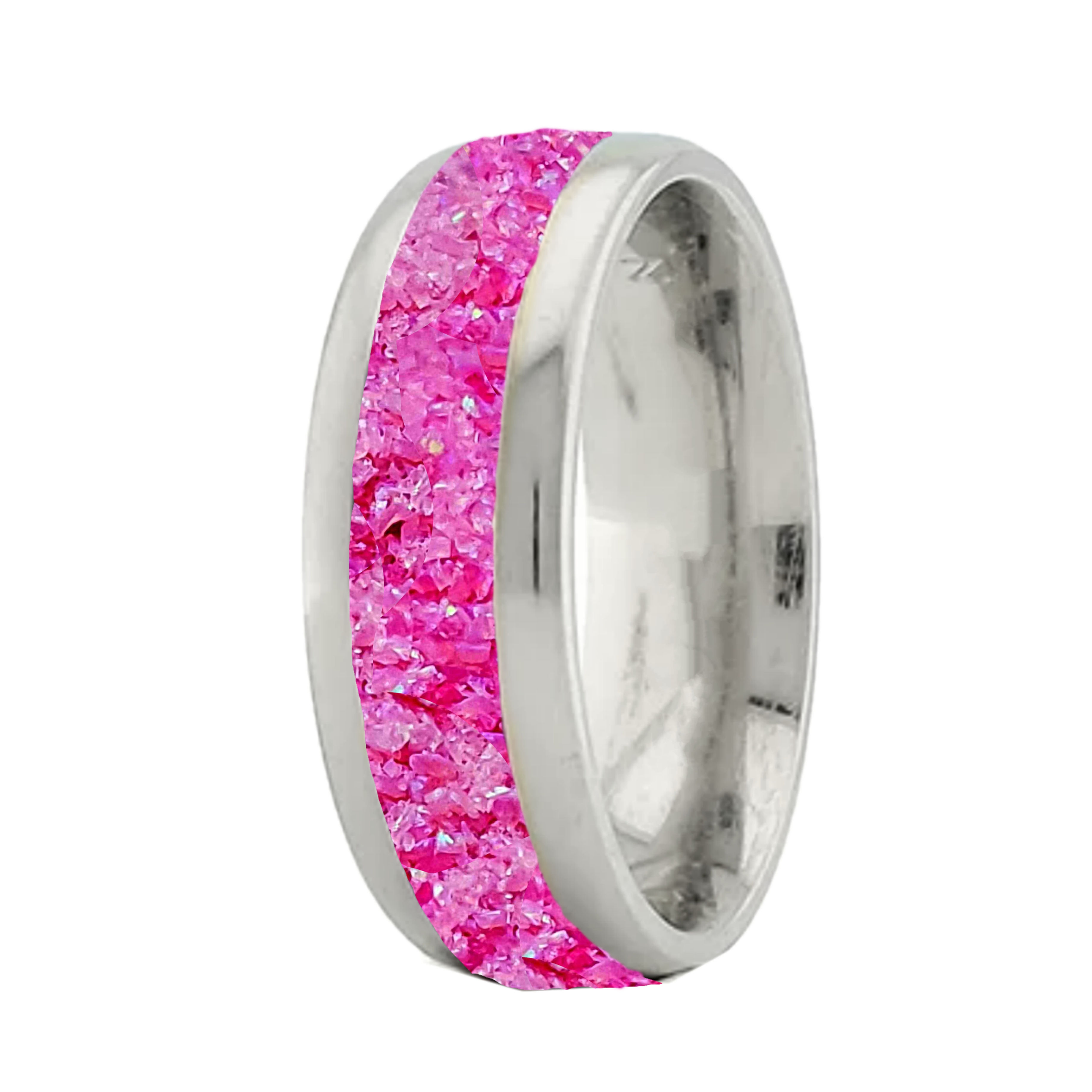 Cremation Jewelry - Ring - Heliotrope Opal - Op 60