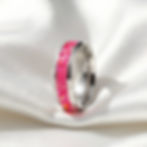 Cremation Ring - Ring - Hot Pink Opal - OP 43