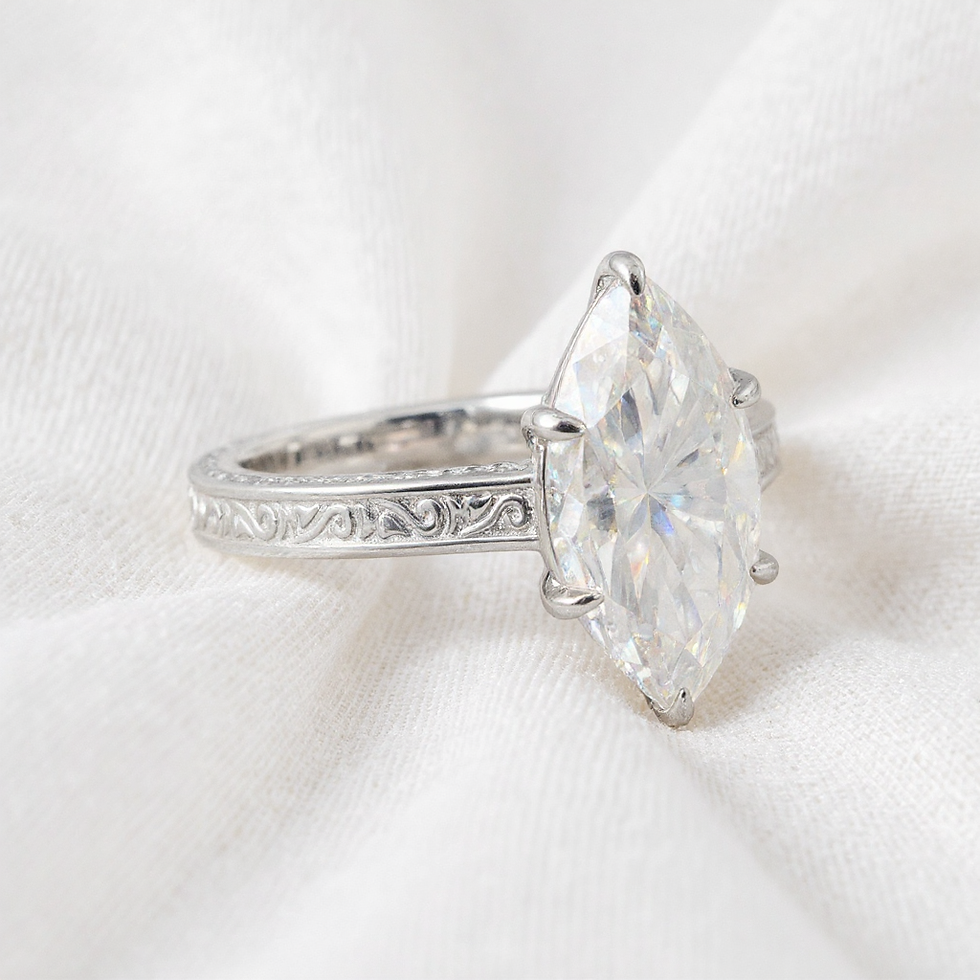 Lumea Diamond Ring Side View