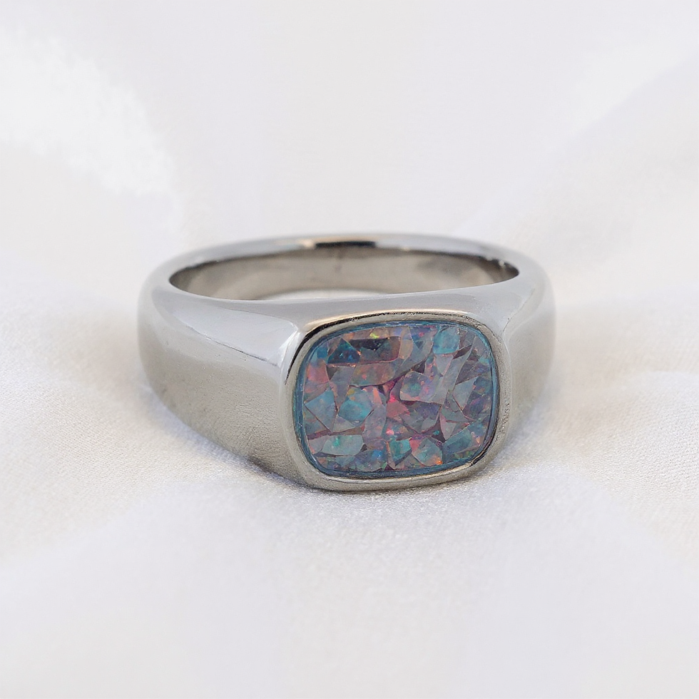 Cremation Classic Signet Stainless Steel Front View