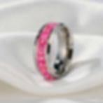 Cremation Jewelry - Ring - Royal Pink Opal - OP 42