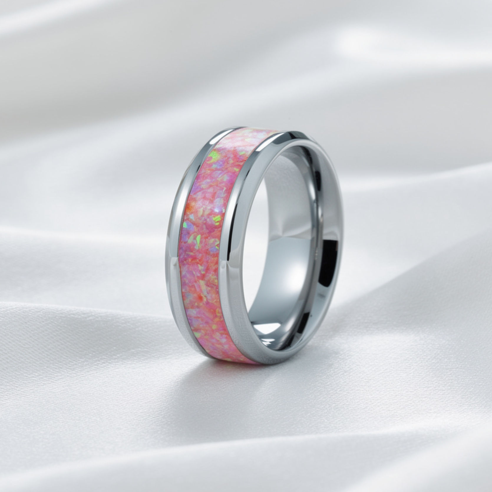 Cremation Jewelry - Ring - Angel Skin - OP 8