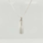 Cremation Pendant Argentium Bar Urn