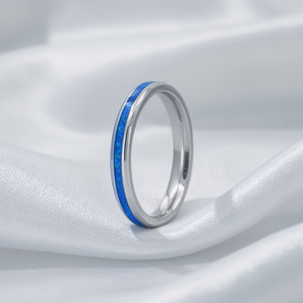 Thin and Dainty Cremation Ring - 3mm - Stainless