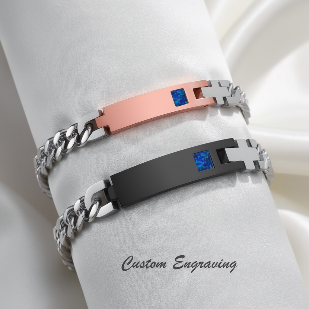 Cremation Men's Stainless Steel Bracelet