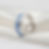 Cremation Jewelry - Ring - Cornflower Blue Opal - OP 26