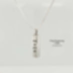 Thumbnail: Cremation Pendant .925 Silver Bar Urn