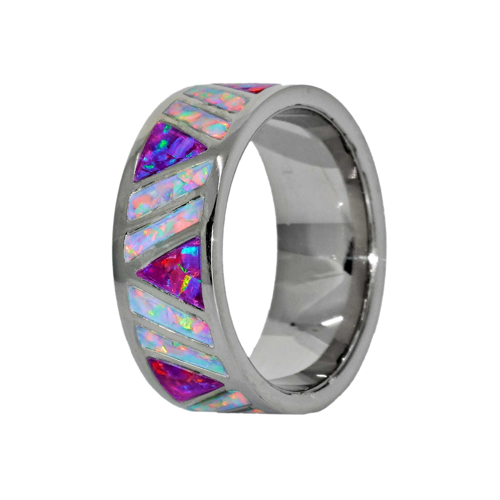 Cremation 8mm Aztec Band