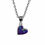 縮圖：Cremation Mini Heart Pendant Silver Front View