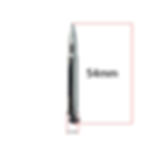 Thumbnail: Cremation Mini Rifle Bullet Urn Pendant - Silver