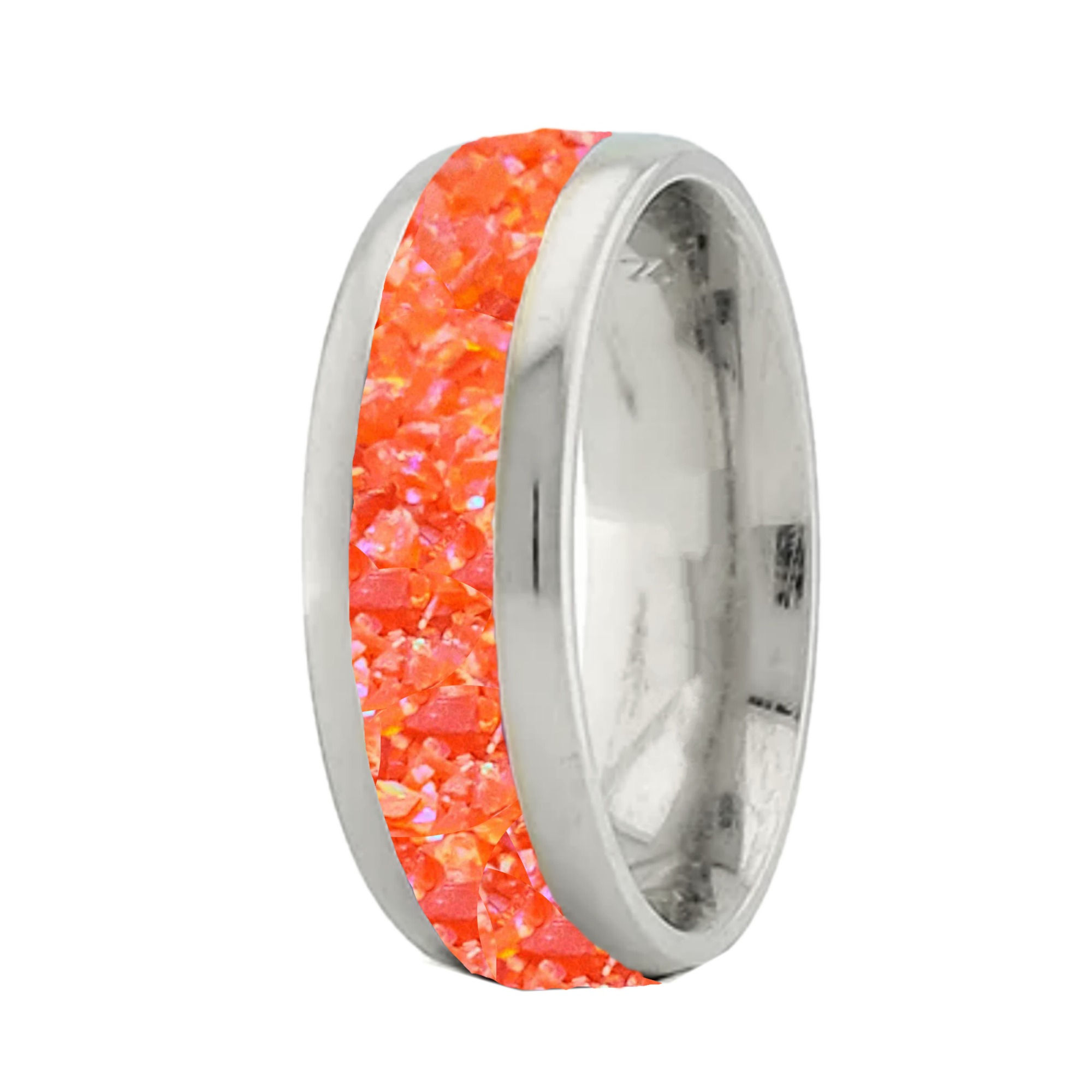 Cremation Jewelry - Ring - Sleepy Mexico Opal - OP 48