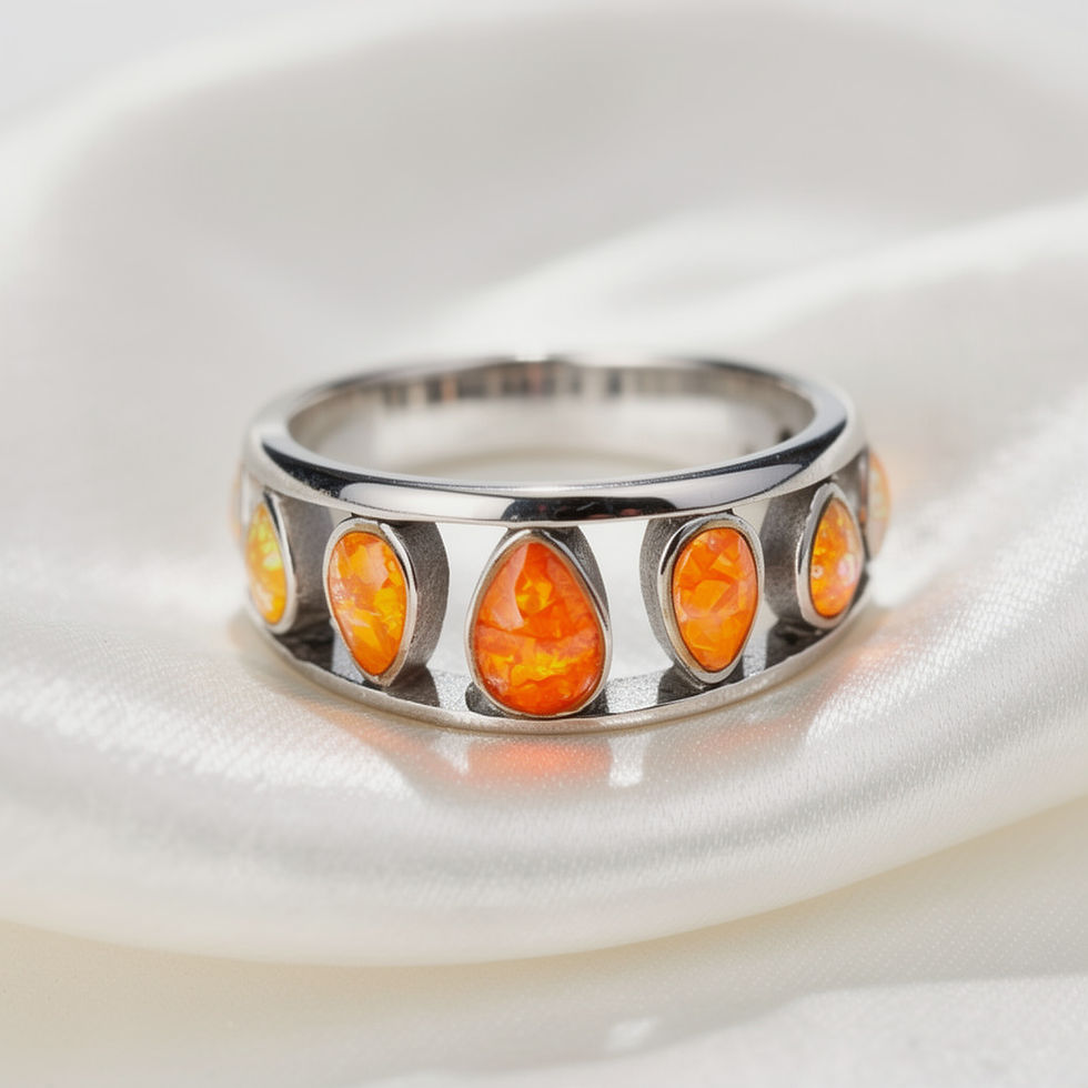 Cremation Willow Tear Ring