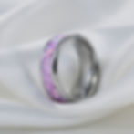 Cremation Jewelry - Ring - Multi Lavender - OP 38
