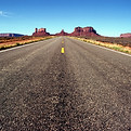 Vista de la autopista del desierto