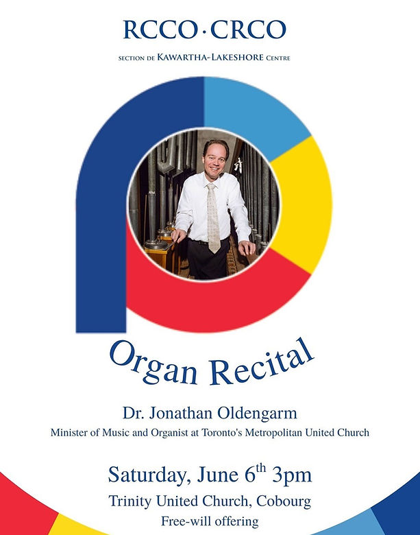 Organ Recital June 6