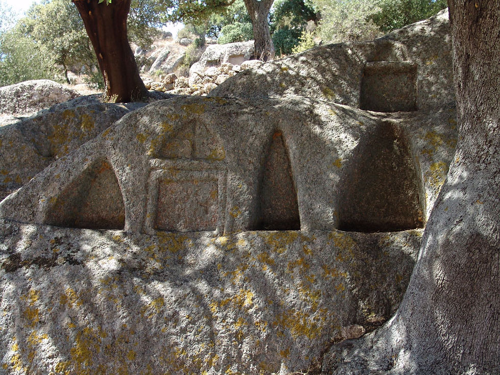 Sito rupestre di Santo Stefano (Oschiri) altar 3