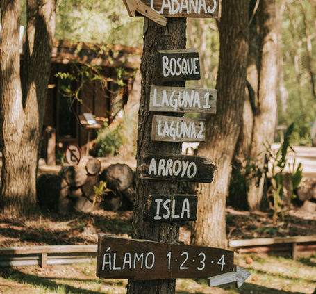 Carteles de madera señaletica