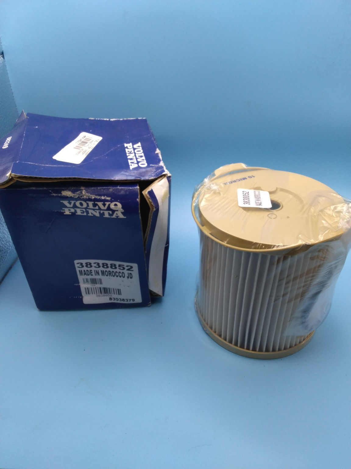 VOLVO PENTA 3838852 Fuel Filter Cartridge Insert OEM Diesel Marine