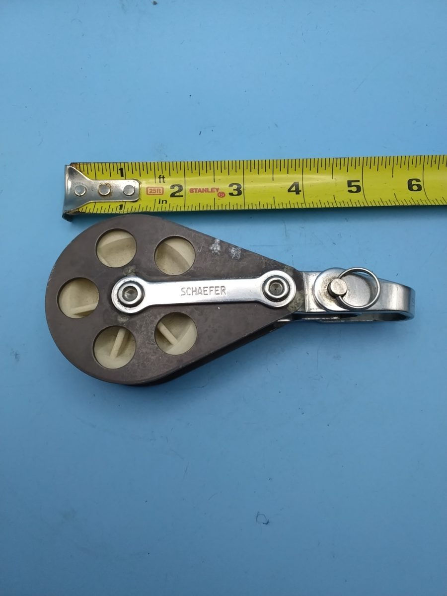 Schaefer Marine Single Block with Swivel Shackle
