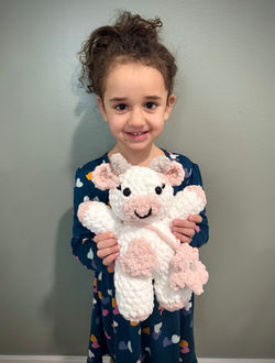 crochet cow