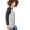 Thumbnail: 6251 Next Level Apparel Unisex CVC 3/4 Sleeve Raglan Baseball T-Shirt