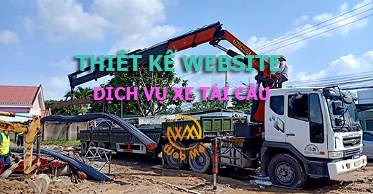 Thiết kế website Dịch vụ Xe tải cẩu