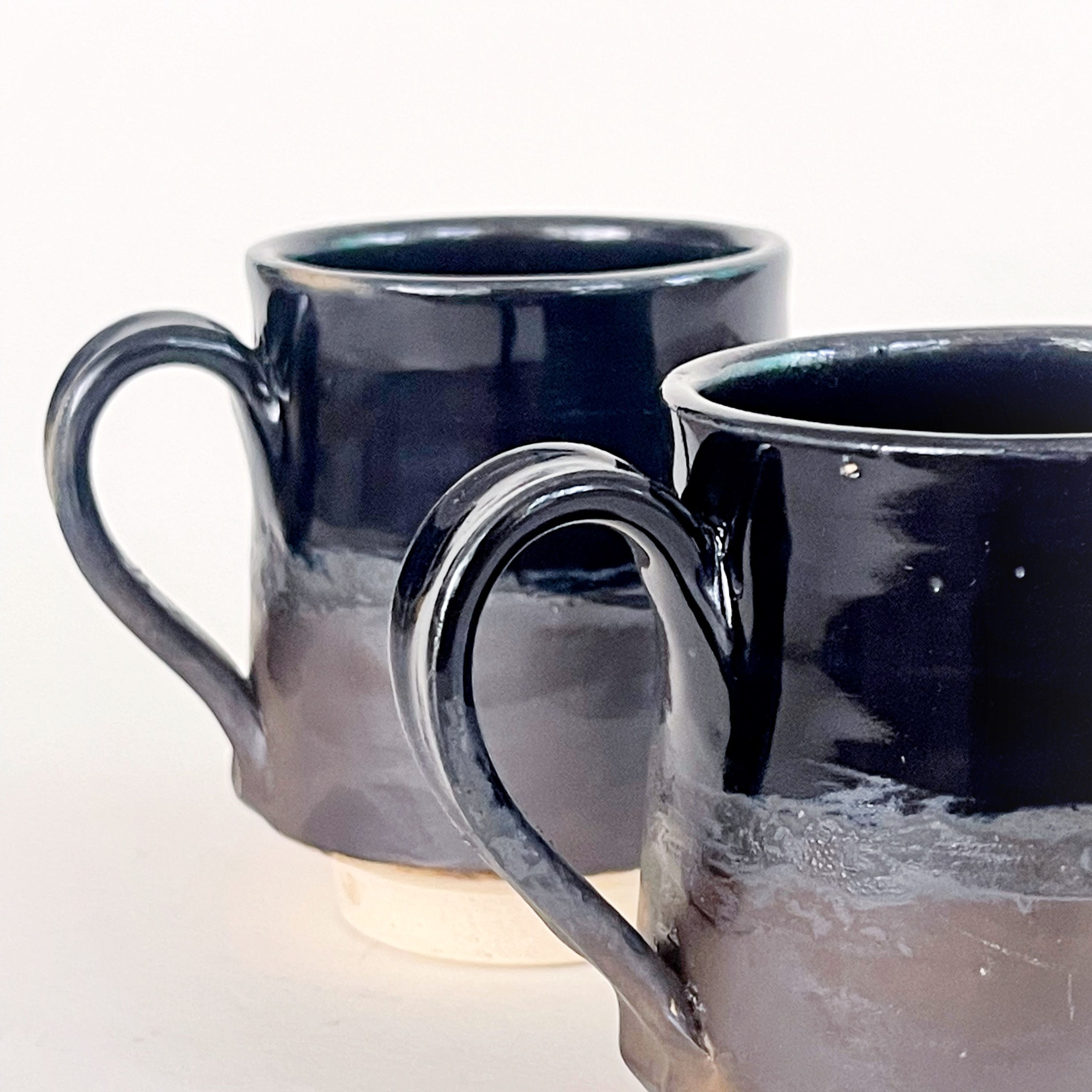Black mugs
