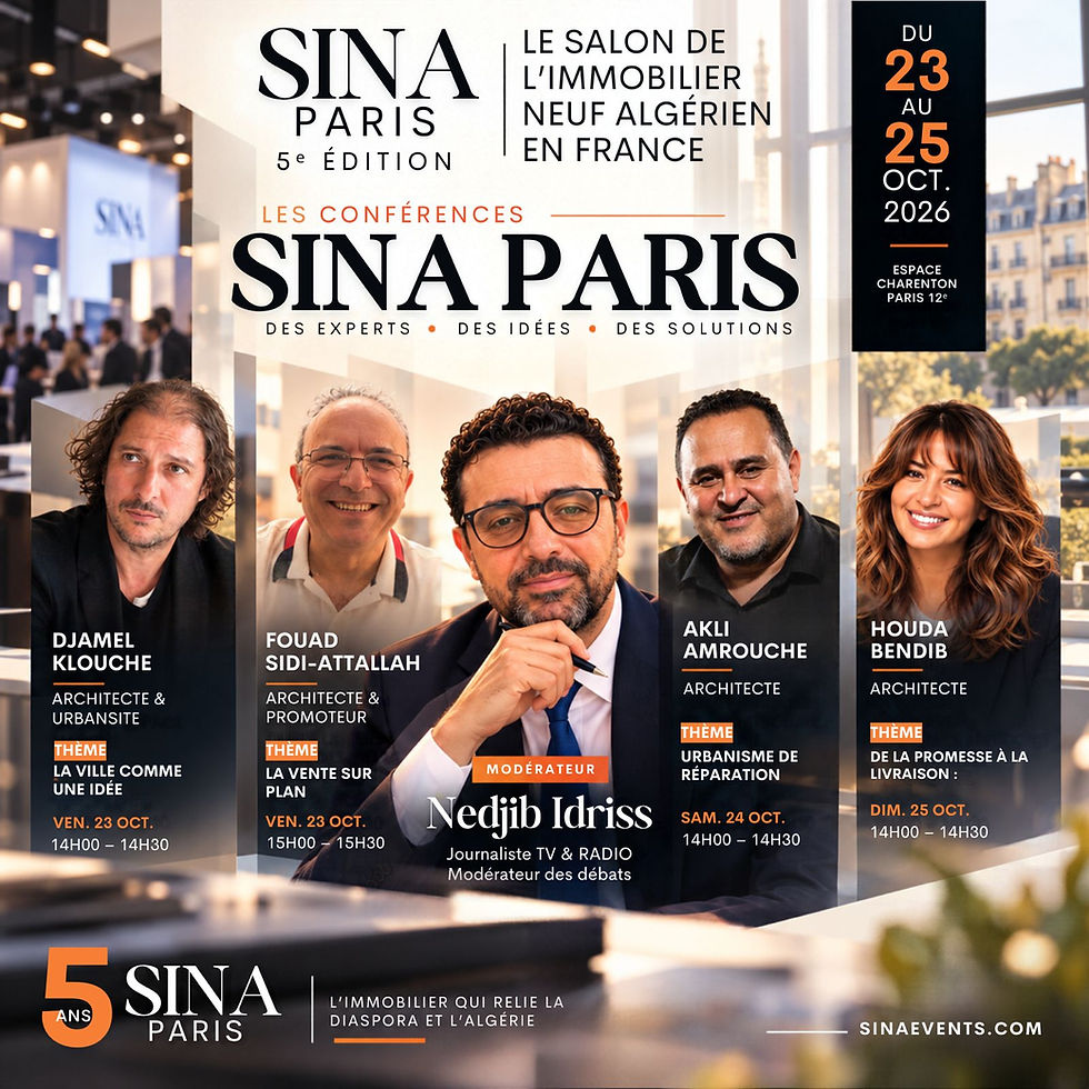 Sina Paris 2026 Conférences