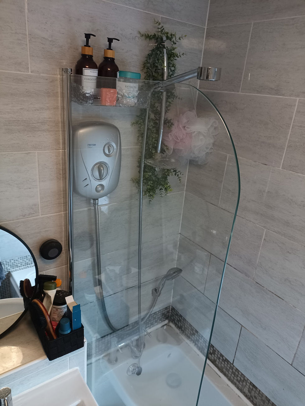 New shower screen