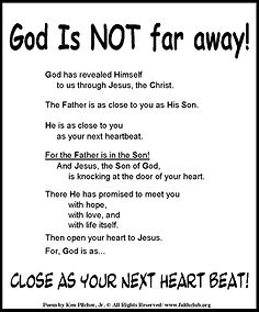 God Is Not far Away!