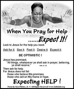 When You Pray For Help Expect It!