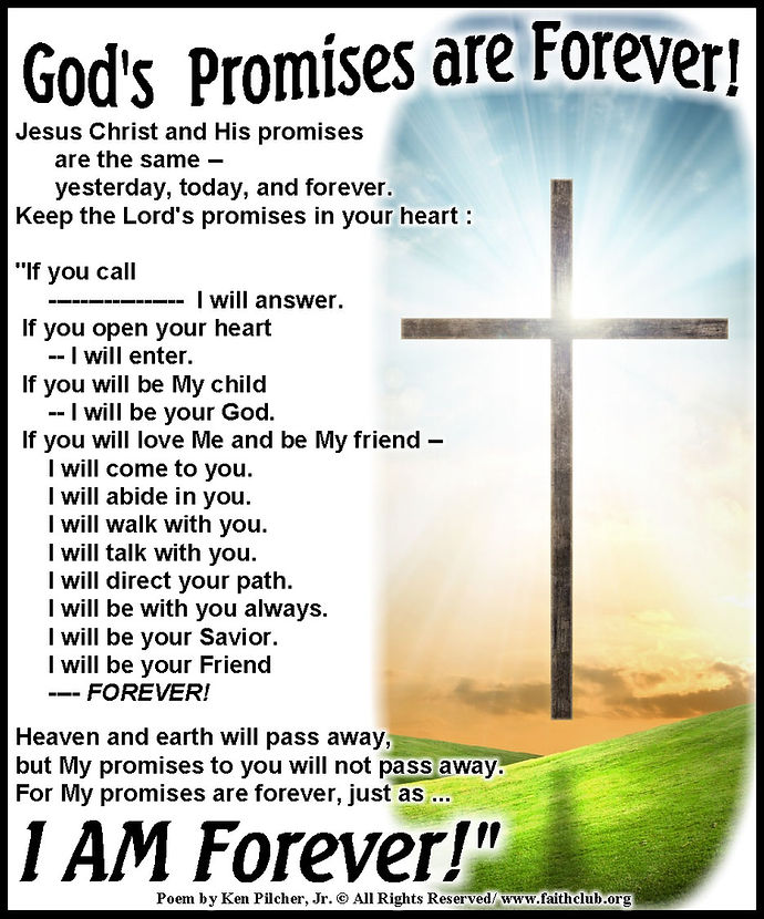 God's Promises are Forever!