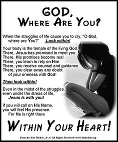 GOD, Where Are You?