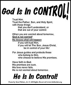 God Is In Control!