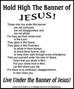 Hold High The Banner Of Jesus!
