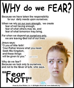 Why Do We Fear?